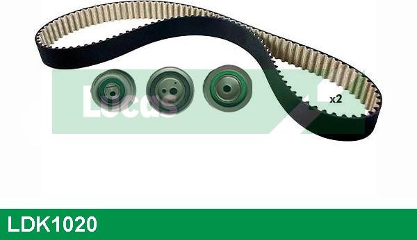 LUCAS LDK1020 - Комплект зубчатого ремня ГРМ autospares.lv