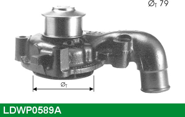 LUCAS LDWP0589A - Водяной насос autospares.lv