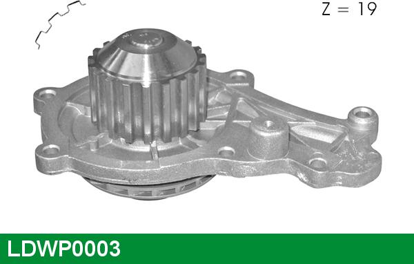 LUCAS LDWP0003 - Водяной насос autospares.lv