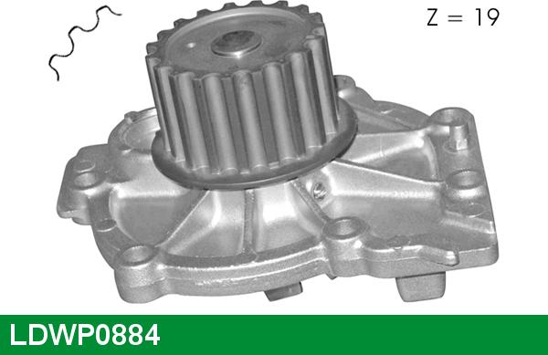 LUCAS LDWP0884 - Водяной насос autospares.lv