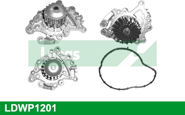 LUCAS LDWP1201 - Водяной насос autospares.lv