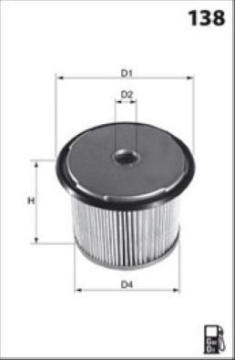 LUCAS LFDE101 - Топливный фильтр autospares.lv