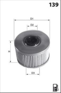 LUCAS LFDE107 - Топливный фильтр autospares.lv