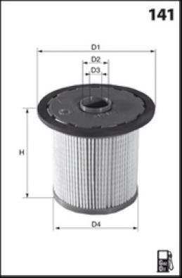 LUCAS LFDE115 - Топливный фильтр autospares.lv