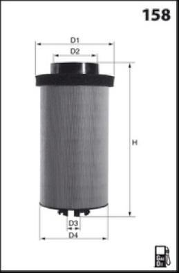 LUCAS LFDE312 - Топливный фильтр autospares.lv