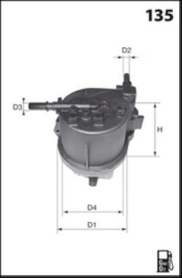 LUCAS LFDF173 - Топливный фильтр autospares.lv