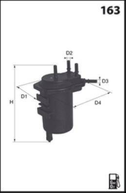 LUCAS LFDF135 - Топливный фильтр autospares.lv