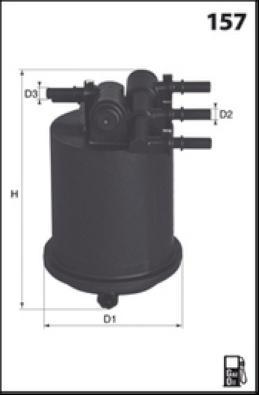 LUCAS LFDF122X - Топливный фильтр autospares.lv