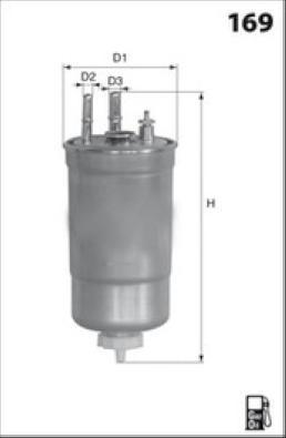 LUCAS LFDF326 - Топливный фильтр autospares.lv