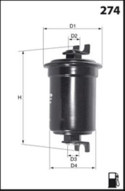 LUCAS LFPF058 - Топливный фильтр autospares.lv