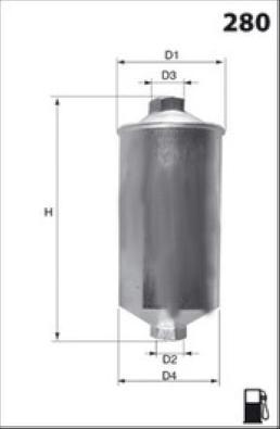 LUCAS LFPF021 - Топливный фильтр autospares.lv