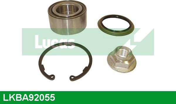 LUCAS LKBA92055 - Подшипник ступицы колеса, комплект autospares.lv