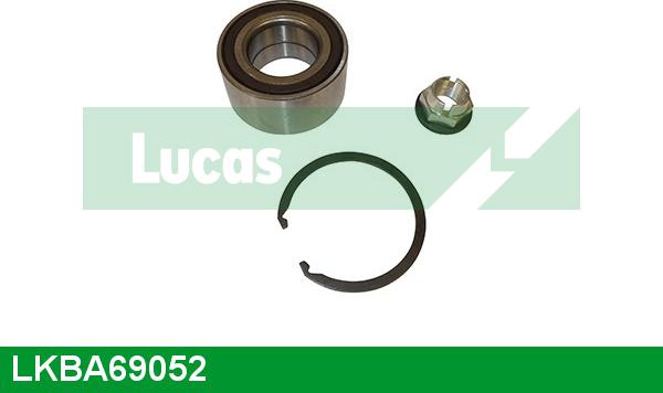 LUCAS LKBA69052 - Подшипник ступицы колеса, комплект autospares.lv
