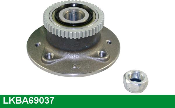 LUCAS LKBA69037 - Подшипник ступицы колеса, комплект autospares.lv