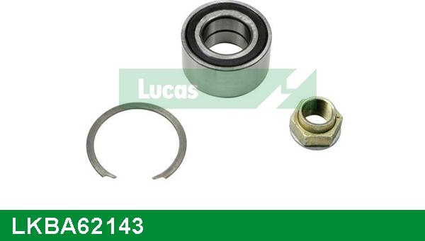 LUCAS LKBA62143 - Подшипник ступицы колеса, комплект autospares.lv