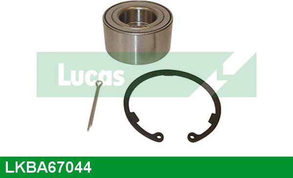 LUCAS LKBA67044 - Подшипник ступицы колеса, комплект autospares.lv