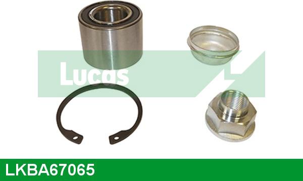 LUCAS LKBA67065 - Подшипник ступицы колеса, комплект autospares.lv