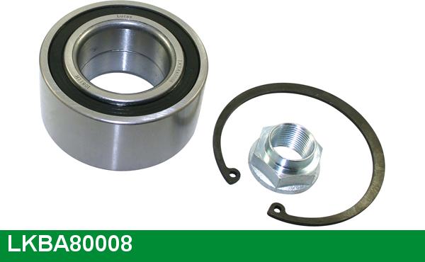 LUCAS LKBA80008 - Подшипник ступицы колеса, комплект autospares.lv