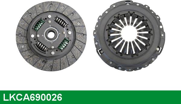 LUCAS LKCA690026 - Комплект сцепления autospares.lv