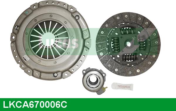 LUCAS LKCA670006C - Комплект сцепления autospares.lv