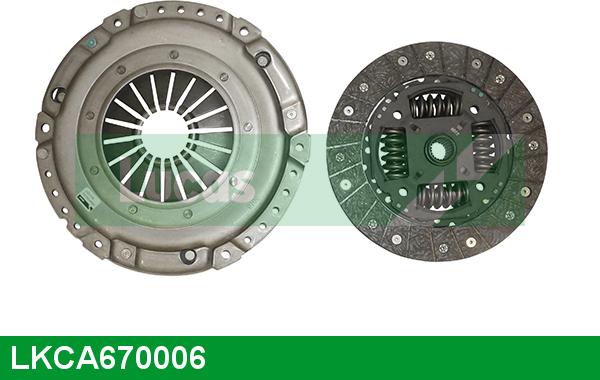 LUCAS LKCA670006 - Комплект сцепления autospares.lv