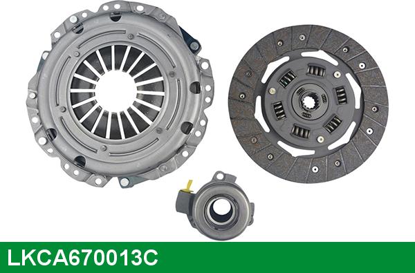 LUCAS LKCA670013C - Комплект сцепления autospares.lv