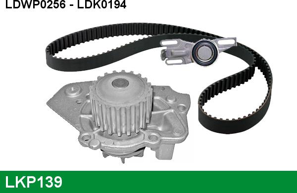 LUCAS LKP139 - Водяной насос + комплект зубчатого ремня ГРМ autospares.lv