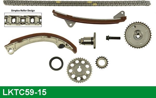 LUCAS LKTC59-15 - Комплект цепи привода распредвала autospares.lv