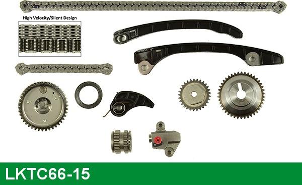 LUCAS LKTC66-15 - Комплект цепи привода распредвала autospares.lv