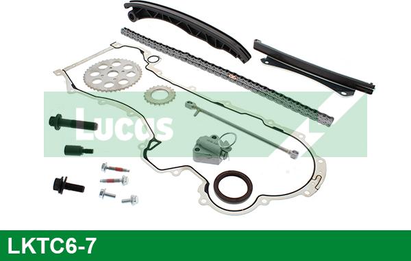 LUCAS LKTC67 - Комплект цепи привода распредвала autospares.lv