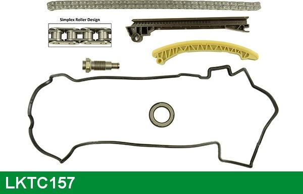 LUCAS LKTC157 - Комплект цепи привода распредвала autospares.lv