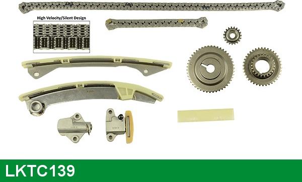 LUCAS LKTC139 - Комплект цепи привода распредвала autospares.lv