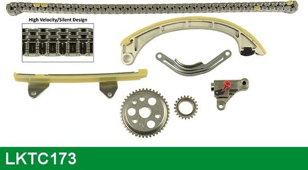 LUCAS LKTC173 - Комплект цепи привода распредвала autospares.lv