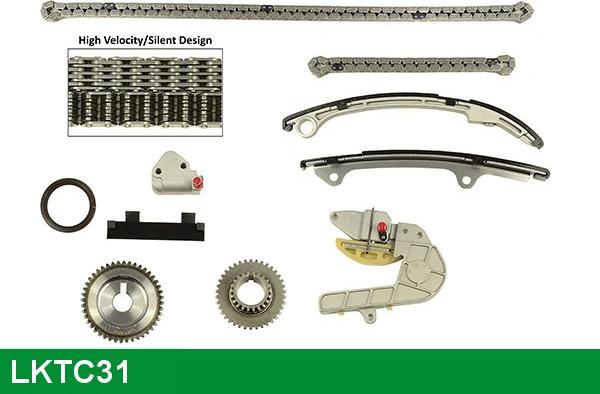 LUCAS LKTC31 - Комплект цепи привода распредвала autospares.lv