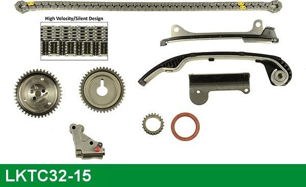 LUCAS LKTC32-15 - Комплект цепи привода распредвала autospares.lv