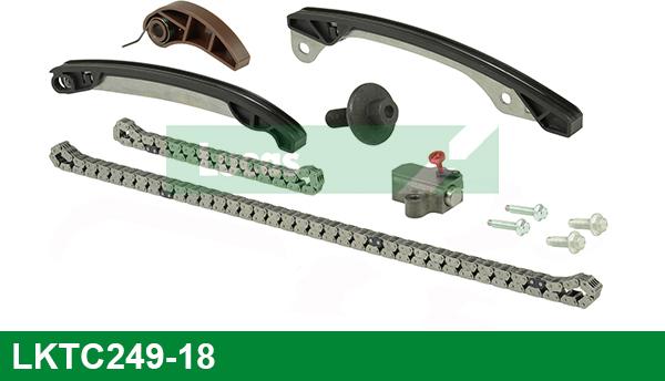 LUCAS LKTC249-18 - Комплект цепи привода распредвала autospares.lv