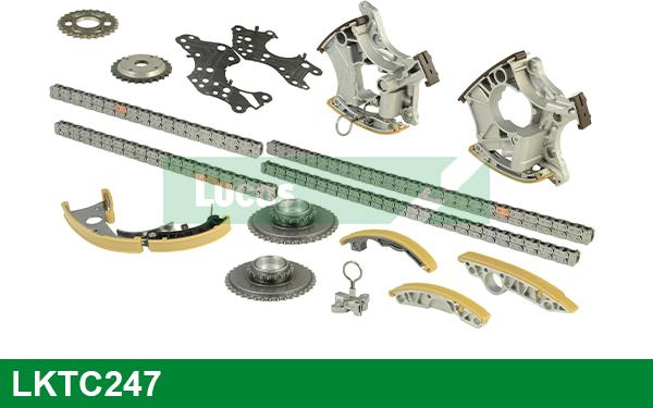 LUCAS LKTC247 - Комплект цепи привода распредвала autospares.lv