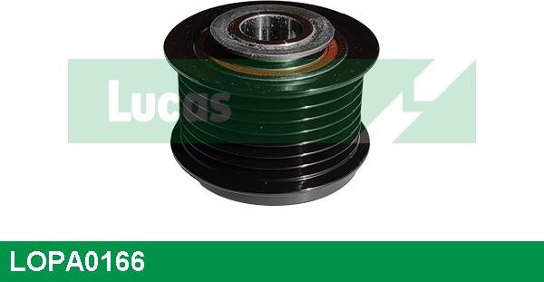 LUCAS LOPA0166 - Шкив генератора, муфта autospares.lv