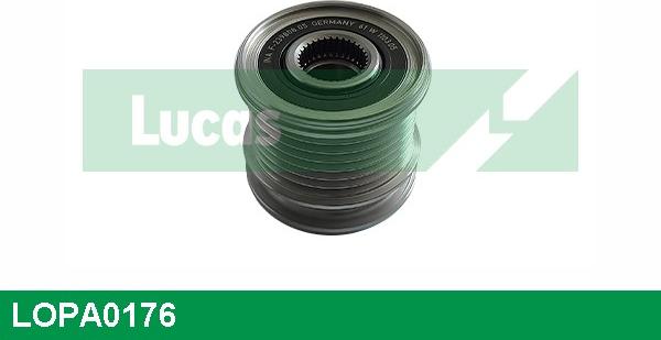 LUCAS LOPA0176 - Шкив генератора, муфта autospares.lv