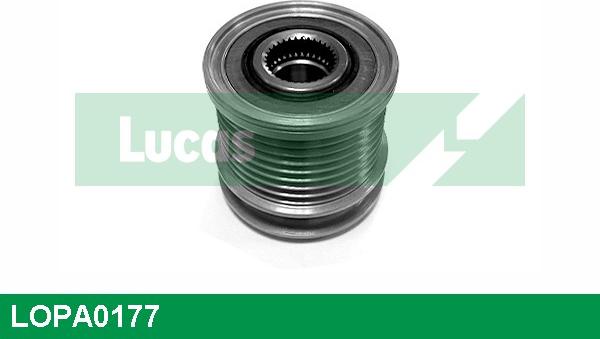 LUCAS LOPA0177 - Шкив генератора, муфта autospares.lv