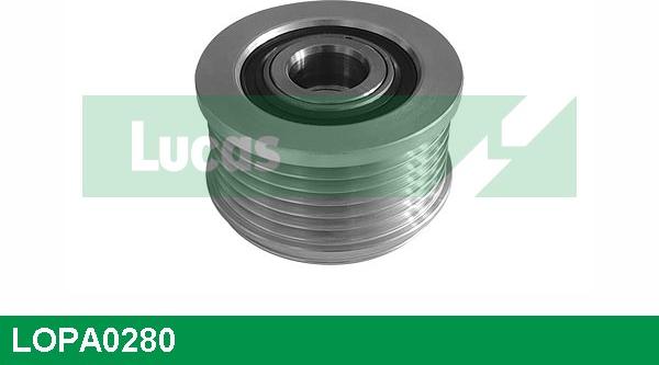 LUCAS LOPA0280 - Шкив генератора, муфта autospares.lv