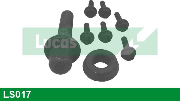 LUCAS LS017 - Комплект болтов ременного шкива, коленчатый вал autospares.lv