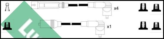 LUCAS LUC7339 - Комплект проводов зажигания autospares.lv