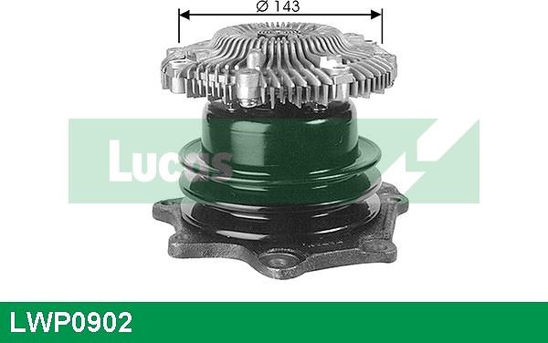 LUCAS LWP0902 - Водяной насос autospares.lv