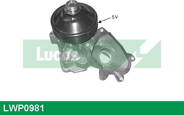 LUCAS LWP0981 - Водяной насос autospares.lv