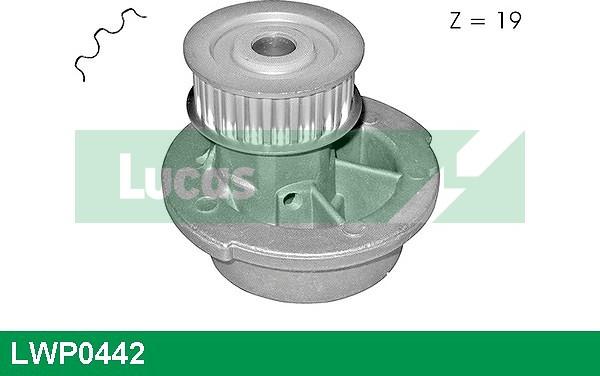 LUCAS LWP0442 - Водяной насос autospares.lv