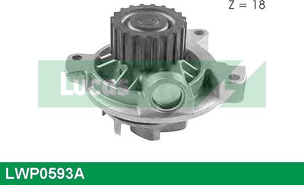 LUCAS LWP0593A - Водяной насос autospares.lv