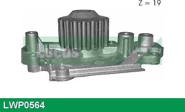 LUCAS LWP0564 - Водяной насос autospares.lv