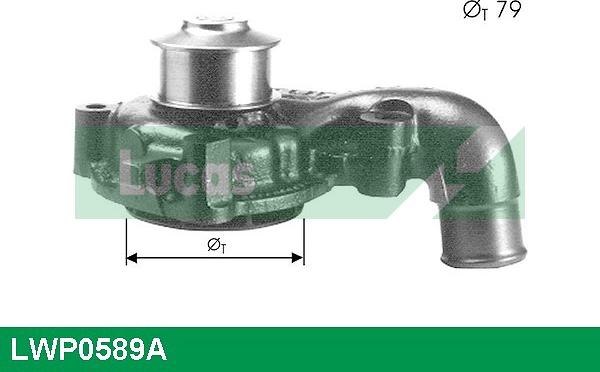 LUCAS LWP0589A - Водяной насос autospares.lv