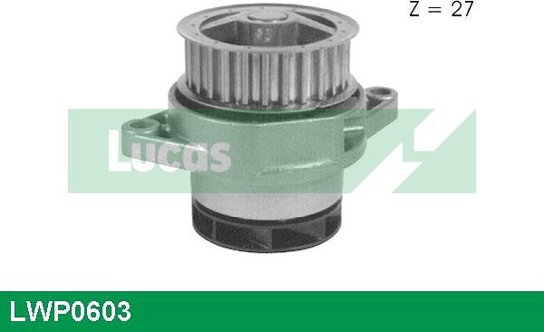 LUCAS LWP0603 - Водяной насос autospares.lv